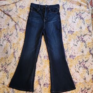 American Eagle Outfitters Dark Blue Flare Jeans